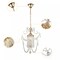 Modern Vintage Crystal Pendant LED Ceiling Lighting Lamp Chandelier Fixture